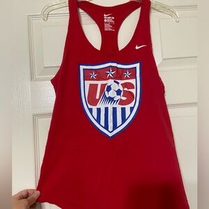 Nike Red Athletic Tank Top
